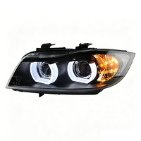 Adapté aux BMW Série 3 E90, ensemble de feux de jour à LED à double optique Angel Eyes, modification (modèles 2005-2012)