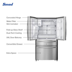 Refrigerador con Puerta Francesa de Control Electrónico para el Hogar Smad - Product Image 4