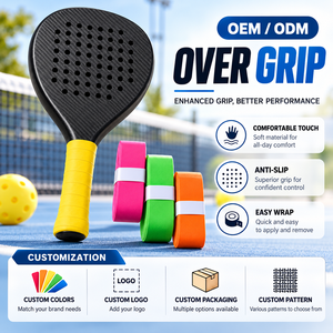 Impugnatura Antiscivolo in Materiale PU Non Tessuto, Assorbente e Adesivo per Racchette da Tennis, Pickleball, Squash, Overgrip per Padel Wilson - Product Image 1