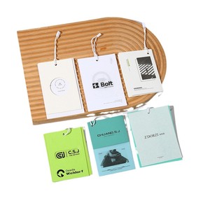 Etiqueta Colgante de Papel Ruimei Personalizada para Ropa, Etiqueta Blanca para Prendas DZ02 - Product Image 5