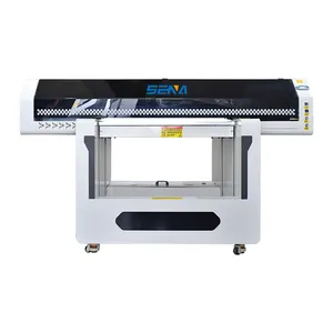 Popular inkjet printer 9060 Ricoh head digital printer for glass flat box metal nameplate acrylic uv printer price