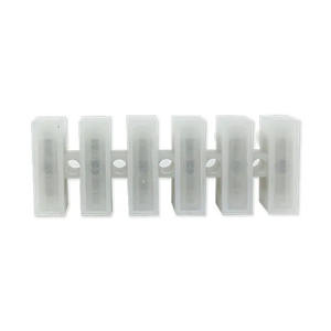 Blocco di connessioni a 6 pin, colore bianco, ideale per connessioni elettriche e assemblaggi in progetti elettronici. - Product Image 3