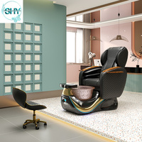 Fauteuil de pédicure multifonctionnel Shiatsu Human Touch pour salon de beauté, avec spa pour les pieds
