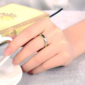 Wholesale Valentine's Day Hot Titanium Steel <b>Ring</b> Forever Love <b>Couple</b> Gold <b>Ring</b> - Product Image 4