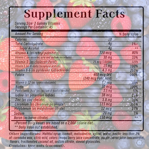 Complément Alimentaire Multi-Gummies pour Hommes à Forte Demande avec Vitamines et Zinc pour Soutenir l'Énergie, le Métabolisme, la Santé Musculaire et Immunitaire - Product Image 6