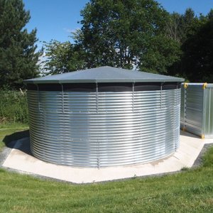 Hot selling water storage tank hot galvanized steel seaworthy package long life water tank