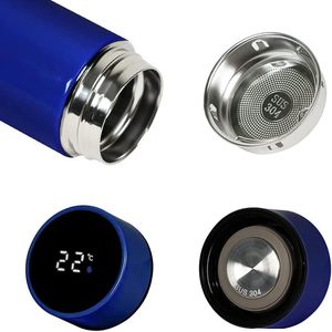 Thermos intelligent numérique 500 ml en acier inoxydable avec affichage LED de la température, bouteille d'eau avec infuseur à thé - Product Image 2