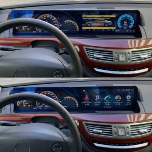 Reproductor multimedia para coche de 12.3 pulgadas con Android Auto y Carplay, radio para Mercedes Benz Clase S W221 2006-2013 LHD - Product Image 5