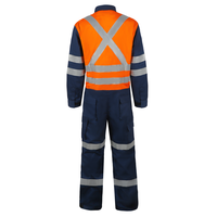 Arc Flash Suit pakaian kerja pelindung reflektif untuk pembangkit listrik dan Coverall pemeliharaan industri