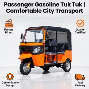 Triciclo Eléctrico de Pasajeros con Techo Abierto, 6 Asientos para Transporte Urbano, Tuk Tuk Rickshaw a Batería - Product Image 2