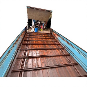 Farm <b>Trailer</b> ES 45 VR Red and Blue Metal With Open Back Design heavy duty manure spreader for sale - Product Image 4