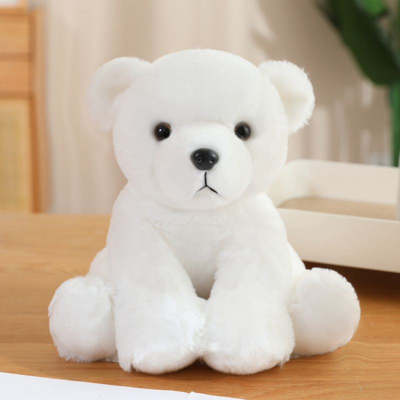Sitting polar bear