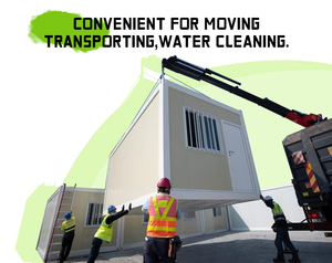 Maison préfabriquée de luxe en conteneur détachable de 20 pieds ou 40 pieds avec toit en pente, 2 à 3 chambres, pour l'école, la vie quotidienne et la flexibilité - Product Image 4