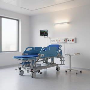 Camilla de Emergencia Aolike ALK06-H803 con Altura Ajustable, Manivela y 4 Ruedas Centrales de 6 Pulgadas - Product Image 4