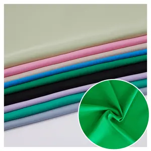 Ucuz fiyat yüksek elastikiyet nefes 50D Polyester örgü Pongee astar kumaş