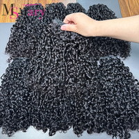 Extensiones de Cabello Humano Virgen Vietnamita 15A de Doble Trama, Rizado Pixie, Grueso y Liso, de Proveedores de Cabello Humano SDD