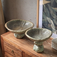 Nouveauté, bol à fruits secs en céramique nordique moderne fait main de luxe, assiette à biscuits, décoration de mariage