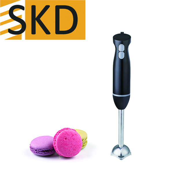 Household Electric Hand Blender with Stainless Steel Blades 3-in-1 Smoothies Maker Modern Design Pure Copper Motor BPA Free