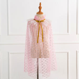 Chal de <span class=keywords><strong>princesa</strong></span> con lentejuelas de arcoíris <span class=keywords><strong>para</strong></span> niñas, capa de tul colorida, disfraz de disfraces <span class=keywords><strong>para</strong></span> niños, disfraz de Halloween, ropa <span class=keywords><strong>para</strong></span> niños - Product Image 5