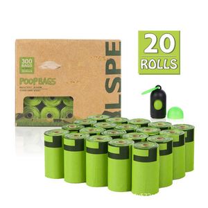 Sacs à déjections canines de luxe écologiques portables en gros, compostables, parfumés aux fruits, pour l'extraction centrale des excréments - Product Image 1