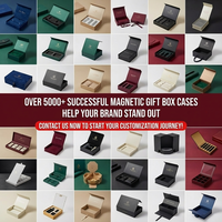 Boîtes cadeaux pliables en carton rigide noir mat de luxe avec logo personnalisé de qualité supérieure, fermeture magnétique, emballage vide