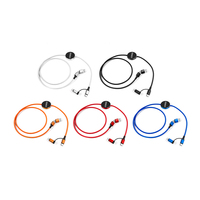 Cable de Carga con Logotipo LED Promocional de 100 cm, 6 en 1, Cable USB con Logotipo Luminoso para Dispositivos Móviles de 8 Pines, Lightning y USB-C