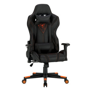 Chaise de jeu ergonomique moderne en cuir, fauteuil inclinable réglable en hauteur, base en nylon, <span class=keywords><strong>Scorpion</strong></span>, vérin à gaz à 3 étages - Product Image 4