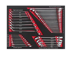 48PCS EVA Foam <strong>Auto</strong> Car Repair Vehicle Combination Flexible Wrench <strong>Spanner</strong> <strong>Set</strong> of Flare Nut Torque Combination Wrench <strong>Set</strong> - Product Image 6