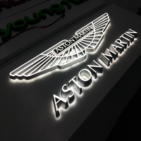Letreros LED personalizados logo led exterior negocio exterior frontal iluminado tienda personalizada logotipo iluminado 3D señalización edificio firmar carta