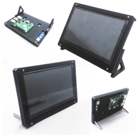 Estuche para pantalla LCD de 7 pulgadas, compatible con HDMI, VGA para componentes electrónicos Raspberry Pi sin LCD