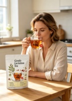 Tisane Douce pour l'Allaitement : Soutien Naturel à l'Allaitement, Stimule la Production de Lait, Post-partum, Thé en Vrac Infusé à la Vapeur