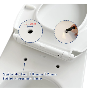 9mm 직경 변기 시트 상단 장착 힌지 고무 너트 볼트 나사 콜러 변기 시트 앵커와 호환 가능 - Product Image 3