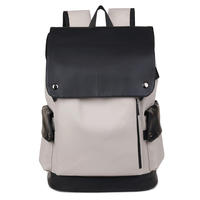 Sac à dos professionnel transfrontalier pour homme, grande capacité, sacoche d'ordinateur de voyage, sac fonctionnel pour le travail, en cuir PU tendance