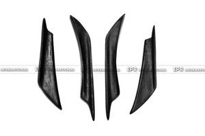 Ailettes de pare-choc avant en Fiber de carbone, pour Veloster Turbo, 4 pièces - Product Image 5