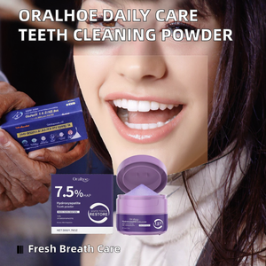 ORALHOE ผลิตภัณฑ์ทำความสะอาดช่องปากยอดนิยมสำหรับการดูแลประจำวัน ช่วยให้ลมหายใจสดชื่น ขจัดกลิ่นไม่พึงประสงค์ กลิ่นมิ้นท์และผลไม้ ผงทำความสะอาด - Product Image 2