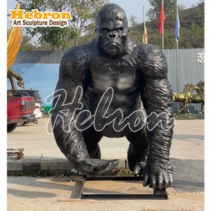 Estatua de Gorila de Fibra de Vidrio para Exteriores, Rey de los Monos, Tamaño Real, Escultura de <span class=keywords><strong>King</strong></span> <span class=keywords><strong>Kong</strong></span> - Product Image 3