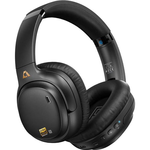 1Mii E700 Wired+Wireless LDAC Bluetooth 5.1 Headphones 5 Mics Deep Bass Over-ear Headphones Active Noise Canceling Headphones