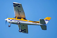 Avion RC FMS Ranger EP 1220mm 4 canaux avec flotteurs et système Reflex V3 en mousse EPO, prêt à voler (RTF), télécommandé