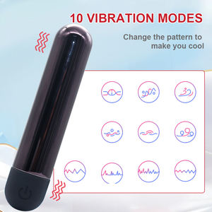 Mini masseur sexuel étanche à 10 modes de vibration, stimulation du point G, jouets sexuels pour couples, vibrateur à balle pour femmes - Product Image 3