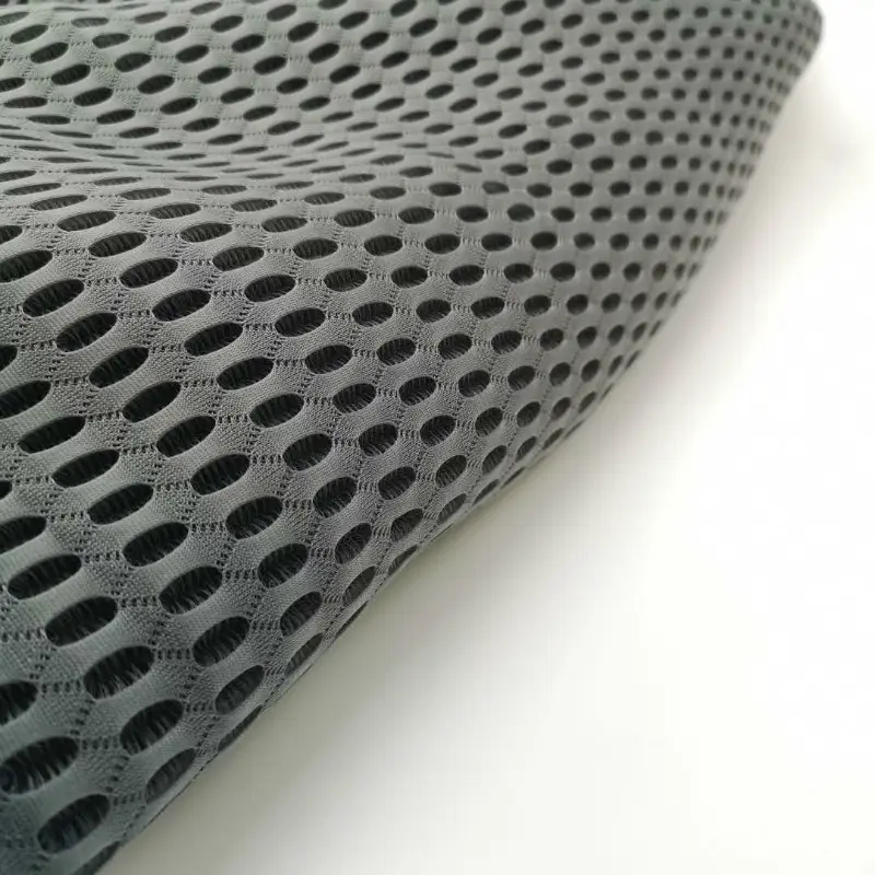 Otomotiv ev aralama ağı için geri dönüşümlü 3D hava sandviç klozet kapağı kumaş Polyester malzeme