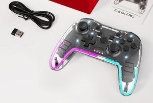 Manette <span class=keywords><strong>de</strong></span> jeu sans fil <span class=keywords><strong>pas</strong></span> chère, manette <span class=keywords><strong>de</strong></span> jeu <span class=keywords><strong>de</strong></span> haute qualité, 2.4G Bluetooth 5.0, fonction d'éclairage RGB, fabrication sur mesure - Product Image 2