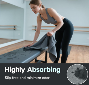 Toalla de Yoga Antideslizante, Ultra Absorbente, de Microfibra, para Yoga Caliente, Pilates, <span class=keywords><strong>Bikram</strong></span> y Entrenamiento - Product Image 4