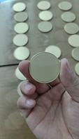 Flans métalliques plats de précision personnalisés en vrac 50mm/40mm pièces de monnaie en laiton cuivre en acier massif pour la gravure au Laser Logo lettre thème