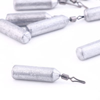 Hengjia métal longue ligne poids de pêche forme de cylindre poids de tir en vrac plombs de plomb pour la pêche en rivière chine
