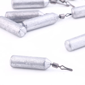 Hengjia métal longue ligne poids de pêche forme de cylindre poids de tir en vrac plombs de <span class=keywords><strong>plomb</strong></span> pour la pêche en rivière chine - Product Image 4