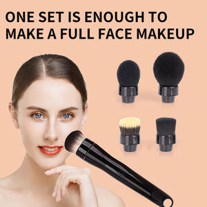 Ensemble <span class=keywords><strong>de</strong></span> pinceaux <span class=keywords><strong>de</strong></span> maquillage à 5 têtes Offre Spéciale <span class=keywords><strong>fond</strong></span> <span class=keywords><strong>de</strong></span> <span class=keywords><strong>teint</strong></span> et <span class=keywords><strong>pinceau</strong></span> <span class=keywords><strong>de</strong></span> maquillage <span class=keywords><strong>rotatif</strong></span> pour une application naturelle et lisse - Product Image 4