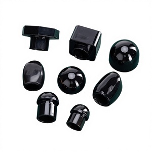 Bouchons de flacons de parfum en plastique 13mm 15mm, baïonnette universelle, styles variés, noirs, en gros, pour flacons cosmétiques - Product Image 1