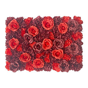 Paneles Decorativos de Pared con Flores Artificiales Azul Cielo de 40x60 cm, Populares para el Día de la Madre, Fondo Festivo, Decoración del Hogar - Product Image 3