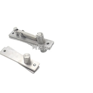 Charnière dissimulée en acier inoxydable, réglable à 360 degrés, paire de charnières de porte au design minimaliste - Product Image 3