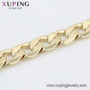 76769 xuping xuping colore oro 14k ha placcato il commercio all'ingrosso dei monili degli uomini del braccialetto - Product Image 4